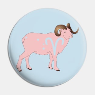 Aries (Baby Pink) Pin