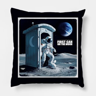 First Can on the Moon! Pillow