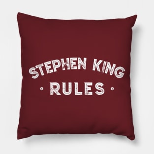 Stephen King Rules Pillow