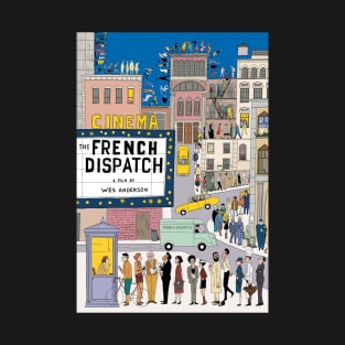 The French Dispatch Cinema Poster T-Shirt