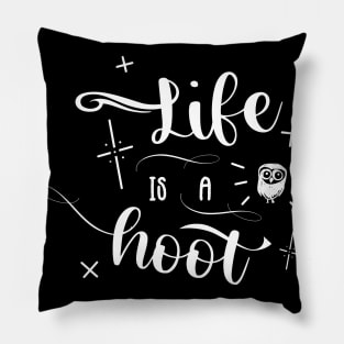 Funny Owl Quote Pillow