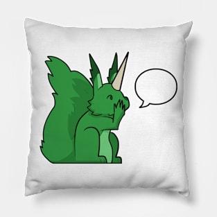 Compendium of Arcane Beasts and Critters - Ratatoskr (textless) Pillow