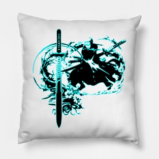 swords roronoa zoro anime samurai one piece gift Pillow