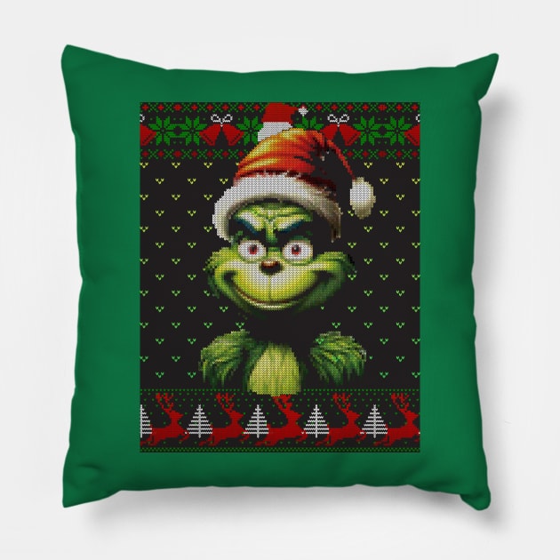 The Grinch Pillow by Don Diego