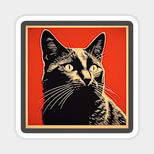 communism cat Magnet
