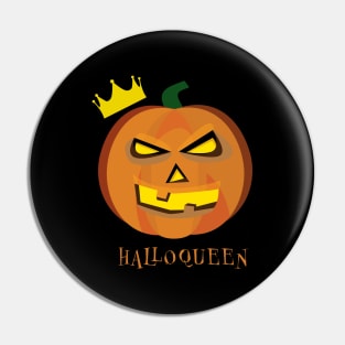 Halloqueen - Halloween pun Pin