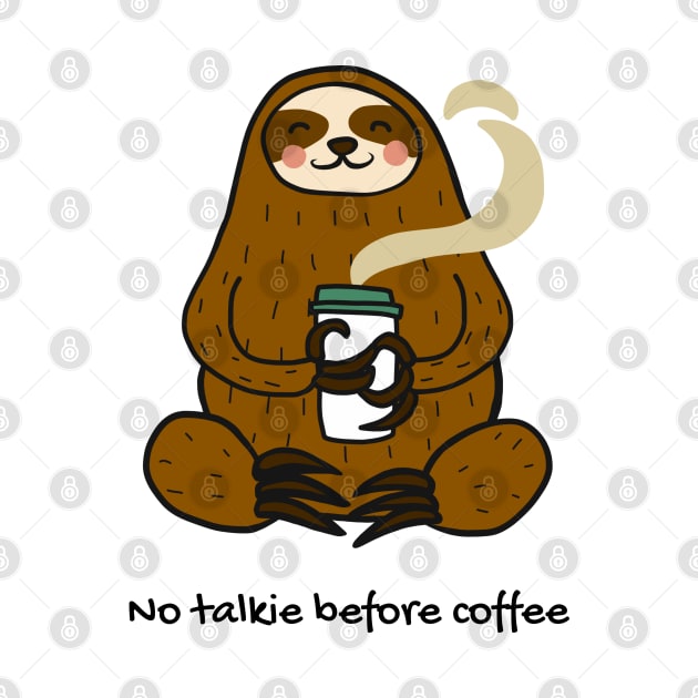 No talkie before coffee by Digital-Zoo