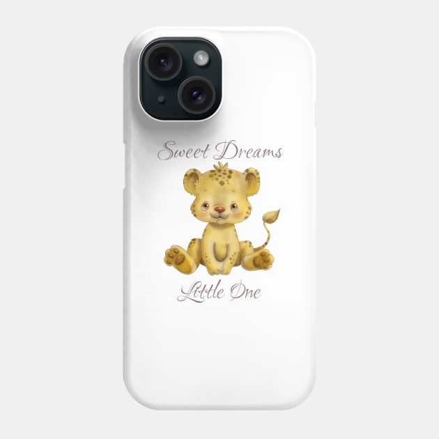 Sweet Dreams - Leopard Cub Phone Case by allthumbs