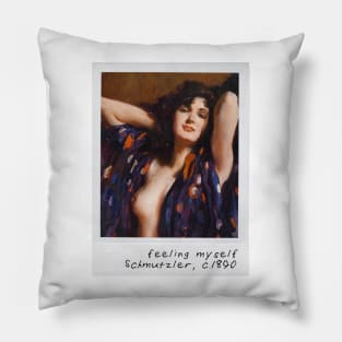 feeling myself Pillow