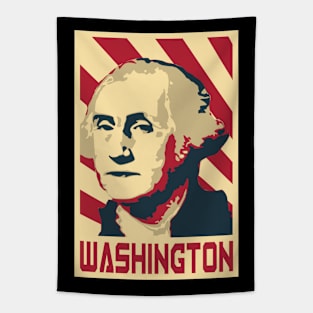 George Washington Retro Propaganda Tapestry