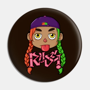 Rude Girl Pin