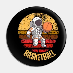 Astronaut Basketball Pin