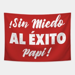 Sin Miedo Al Éxito Papi - grunge design Tapestry