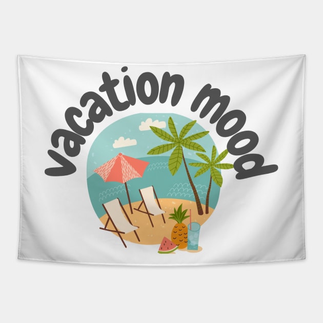 Vacation Mood Tapestry by Miftahul