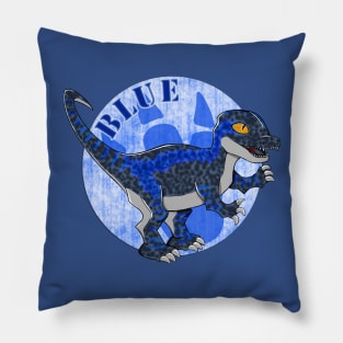 Jurassic Blue Pillow