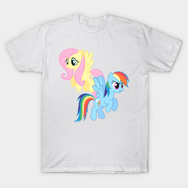 Rainbow Dash Fluttershy My Little Pony T Shirt Teepublic Uk