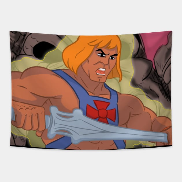 power of greyskull Tapestry by AlanSchell76