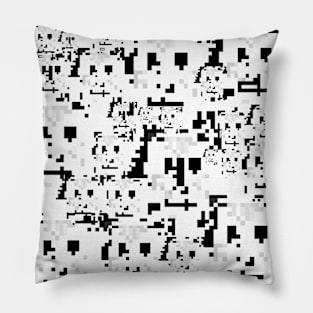 Facial Recogntion Camo Pillow