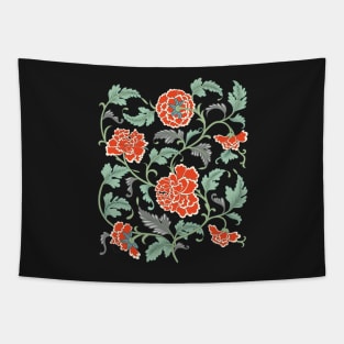 Vintage Floral Pattern Tapestry