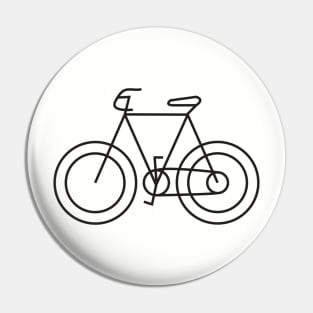 Cute Bike Simple Minimalist Illustration Pin