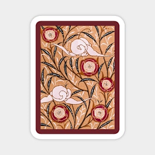 Art Deco Flowers Magnet