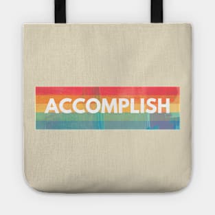 Accomplish Design Tote