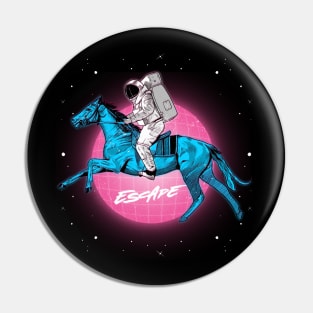 Retro Space Escapade Pin