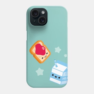 Milk, and toast, and jam Phone Case