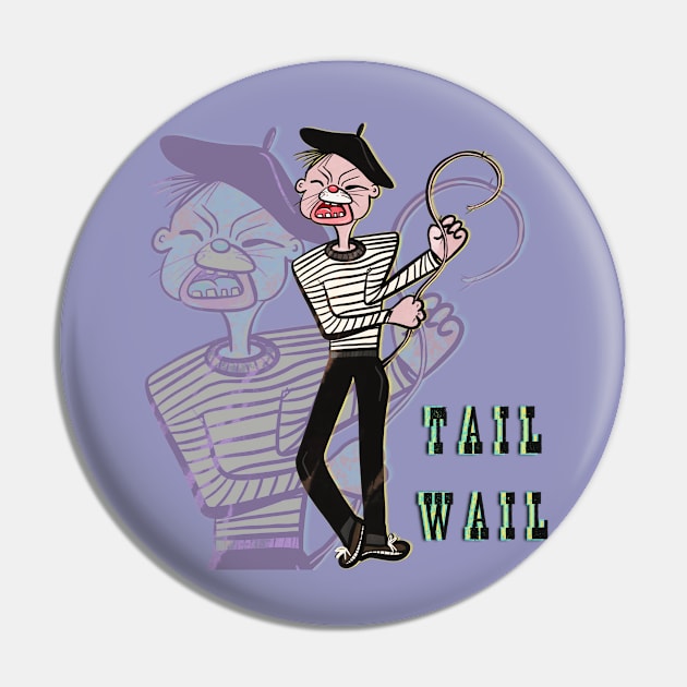 Tail Wail Pin by VultureVomitInc