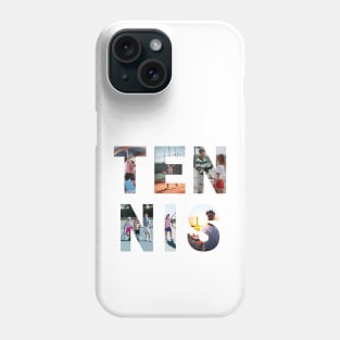 US Open Photographic Sunset Letters Tennis Phone Case