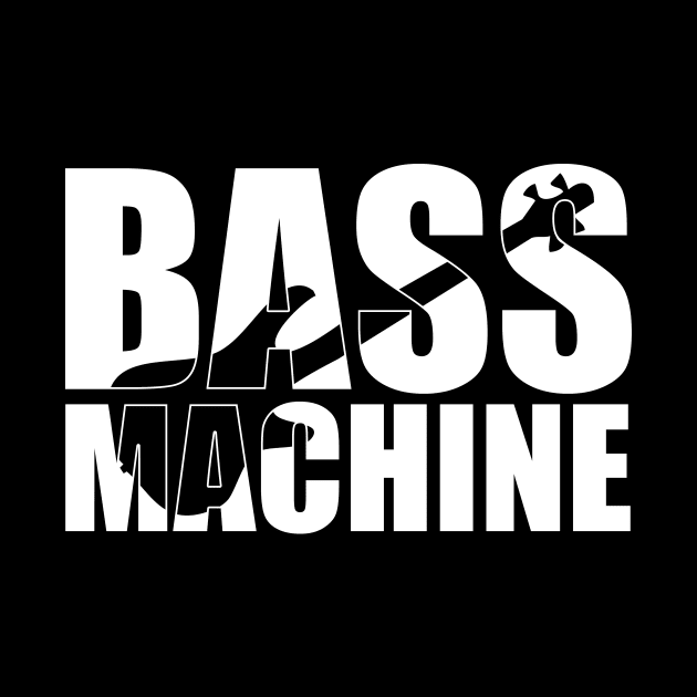 BASS MACHINE funny bassist gift by star trek fanart and more