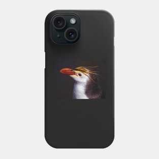 Royal Penguin Portrait Phone Case