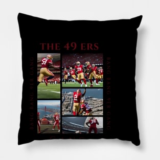 Bang Bang 9er Gang cute 49 ers graphic design Pillow