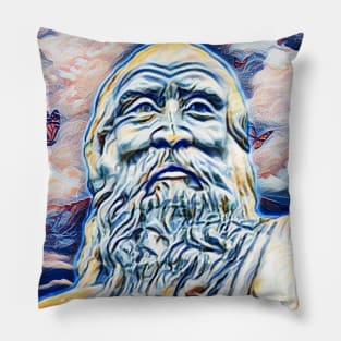 Diogenes Portrait | Diogenes Artwork 12 Pillow