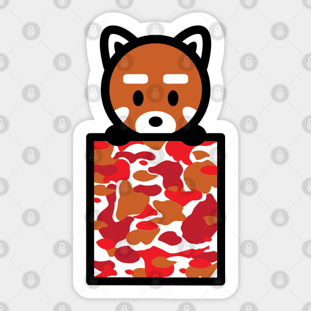 Red Panda Pocket Bambu Brand Cute Kawaii Anime Manga Animal - Red Panda - Sticker | TeePublic Red Panda Pocket Bambu Brand Cute Kawaii Anime Manga Animal - Red Panda - Sticker | TeePublic