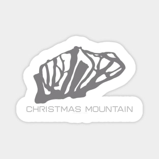 Christmas Mountain Resort 3D Magnet