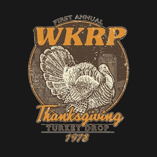 First Annual WKRP Turkey Drop 1978 Thanksgiving T-Shirt