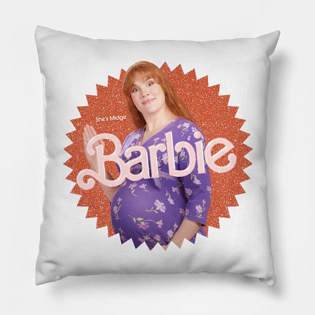 Barbie Movie–Midge Pillow by akastardust