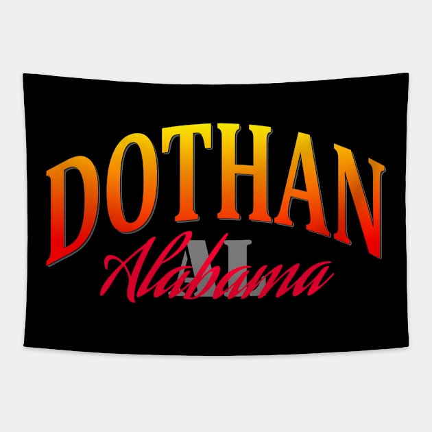 City Pride: Dothan, Alabama Tapestry by Naves