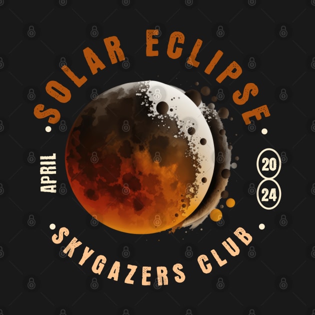 Solar Eclipse Sky Gazers Club by Oaktree Studios