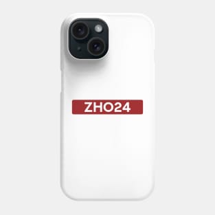 Guanyu Zhou 24 - Driver Tag #3 Phone Case