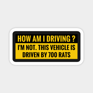 How Am I Driving, Funny Car Bumper Magnet