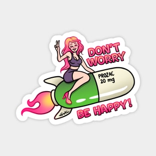 Don't worry, be happy Magnet