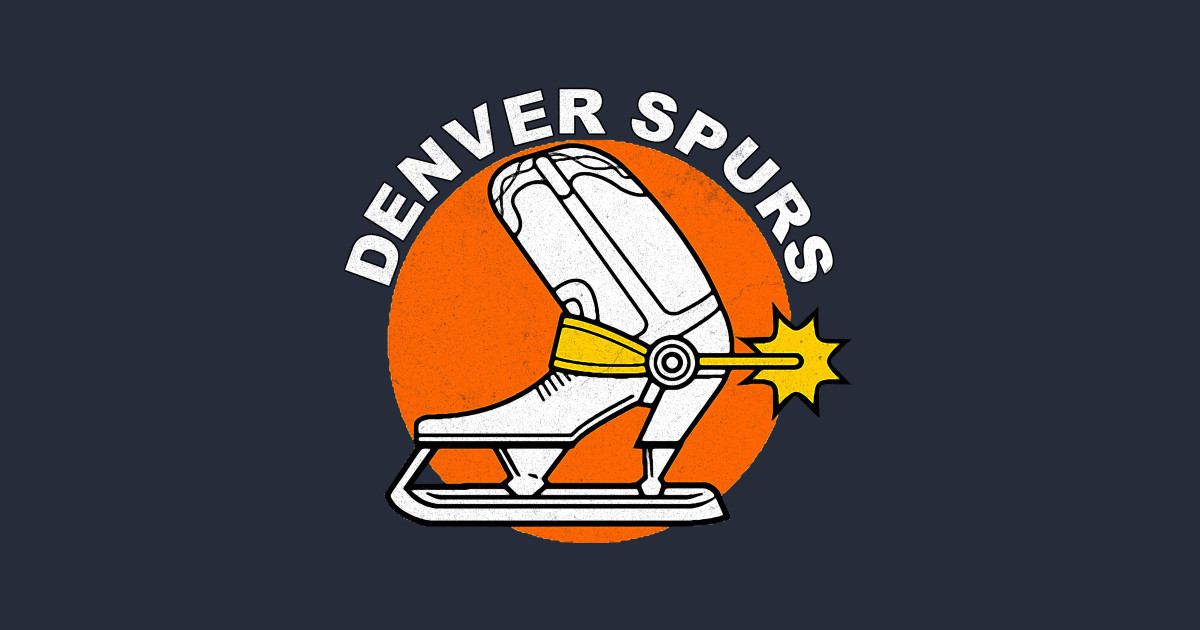 DEFUNCT Denver Spurs Hockey Colorado TShirt TeePublic