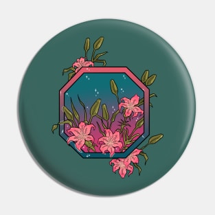 Floristic Figure Pin