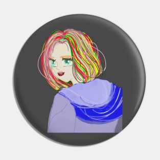 Anime Japanese cartoon style Pin