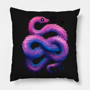 Cotton Candy Snake Pillow