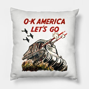 Lets Go America Pillow