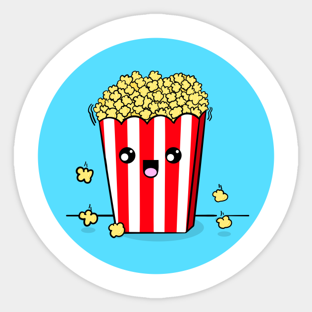 Как нарисовать попкорн