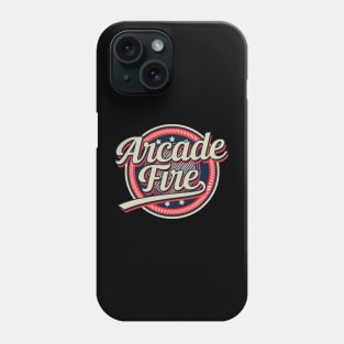 Graphic Aesthetic Arcade Proud Name Circle Vintage Art Phone Case